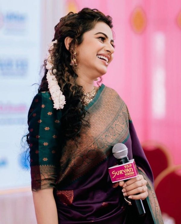Beautiful Wine Color Soft Lichi Silk Jacquard Work On All Over Saree
