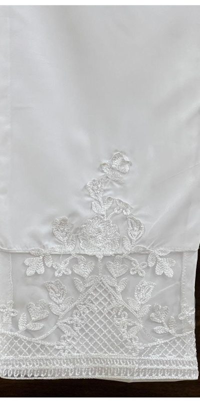 Superb Pink Color Georgette and Heavy Embroidery work Kurti With Pant