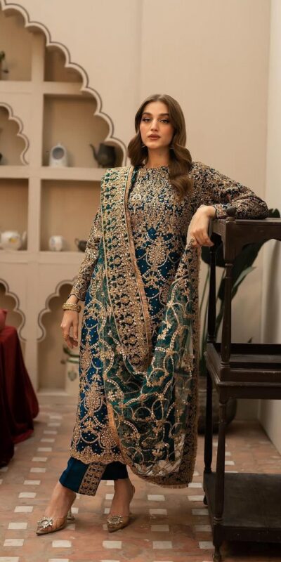 SRK 5235 Navy Blue Color Faux Georgette With Embroidery Sequence With Beads Salwar Suit , Wedding, Party, Festive, Events Etc.4-6 Working Days@ 2149/-only | Jump Suits, Salwar suit, Casual Suits, Creative suits, Designer Suits, Palazzo Suits, Party Wear Suits, Patiala Suits, Straight Suits