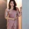 AC Lady Pink Color Rangoli Silk Handwork And Cutwork With Pearl Saree Casual, Wedding, Festive, Events . Expected Delivery  4-6 Working Days @1899/- only                                                                                                                                             | Sarees, Bollywood Sarees, Creative Sarees, Designer Sarees, Embroidered Sarees, Ethnic Saree, Modern Digital sarees, Party Wear Sarees