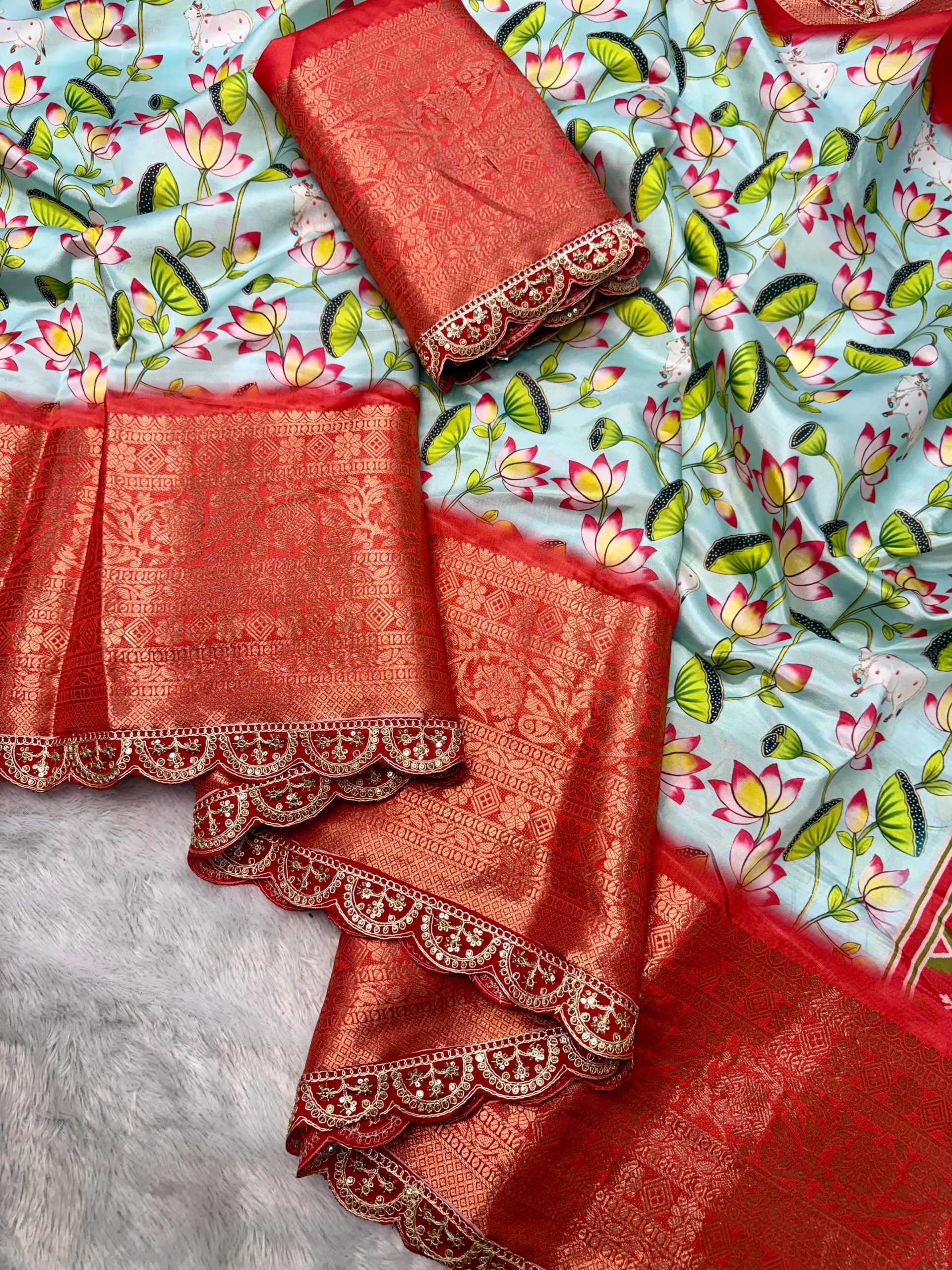 MS 466 Sky Blue Color Dola Silk Saree With Zari Weaving Border Saree Casual, Wedding, Festive, Events . Expected Delivery 4-6 Working Days @1649/- only | Sarees, Bollywood Sarees, Creative Sarees, Designer Sarees, Embroidered Sarees, Ethnic Saree, Modern Digital sarees, Party Wear Sarees