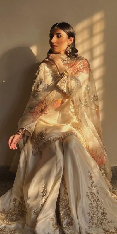 LG 1872 White Color Chinnon Silk With Embroidery Work Sharara Suit Wedding, Party, Festive, Events Etc. Expected Delivery 4-6 Working Days @2049/- | Jump Suits, Salwar suit, Casual Suits, Creative suits, Designer Suits, Palazzo Suits, Party Wear Suits, Patiala Suits, Straight Suits