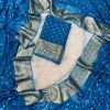 Blue Viscose Georgette With Running Blouse Saree