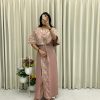 Nice Light Pink Color Crepe Silk Sequence Embroidery Foil Paper Work Salwar Suit