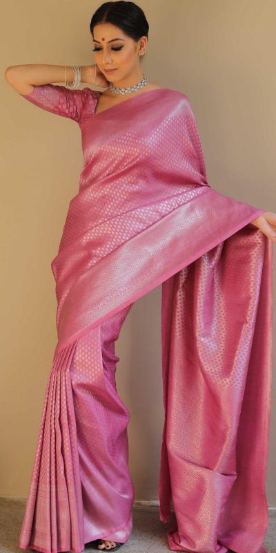 KP 6018 Light pink Color Soft Lichi Silk Jacquard Work On All Over Saree Casual, Wedding, Festive, Events . Expected Delivery 4-6 Working Days @1349/- only | Sarees, Bollywood Sarees, Creative Sarees, Designer Sarees, Embroidered Sarees, Ethnic Saree, Modern Digital sarees, Party Wear Sarees