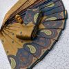 Gold Soft Litchi Silk Contrast Border Weaving Design Saree