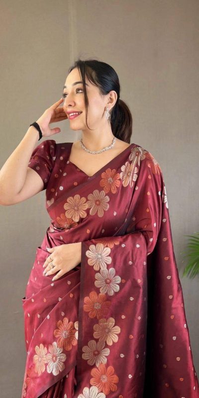MS 482 Red Color Soft Litchi Silk Kubera Pattu Saree Casual, Wedding, Festive, Events . Expected Delivery 4-6 Working Days @1249/- only | Sarees, Bollywood Sarees, Creative Sarees, Designer Sarees, Embroidered Sarees, Ethnic Saree, Modern Digital sarees, Party Wear Sarees