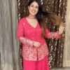 Rani Pink Georgette Sequence Embroidery Work Salwar Suit