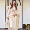 Half White Georgette With Embroidery Work Salwar Suit