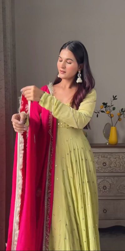 RTC 5851 Pista Color Foix Georgette Thread With Sequence Salwar Suit Casual, Wedding, Festive, Events . Expected Delivery 4-6 Working Days @2049/- only | Jump Suits, Salwar suit, Casual Suits, Creative suits, Designer Suits, Palazzo Suits, Party Wear Suits, Patiala Suits, Straight Suits