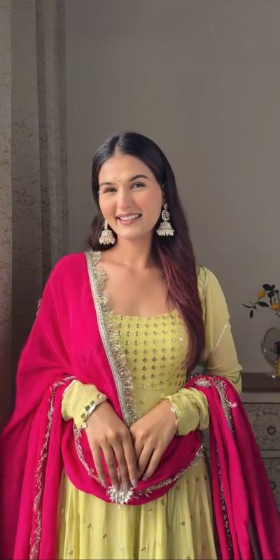 RTC 5851 Pista Color Foix Georgette Thread With Sequence Salwar Suit Casual, Wedding, Festive, Events . Expected Delivery 4-6 Working Days @2049/- only | Jump Suits, Salwar suit, Casual Suits, Creative suits, Designer Suits, Palazzo Suits, Party Wear Suits, Patiala Suits, Straight Suits
