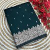 Green Banarasi Silk Zari Weaving Pallu Saree