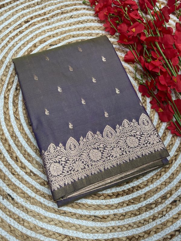 Fantastic Light Purple Color Banarasi Silk Zari Weaving Rich Pallu Saree
