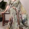 YNF 7019 Brown Color Tushar Silk With Viscose Border Printed Saree Casual, Wedding, Festive, Events . Expected Delivery  4-6 Working Days @1699/- only                                                                                                                                           | Sarees, Bollywood Sarees, Creative Sarees, Designer Sarees, Embroidered Sarees, Ethnic Saree, Modern Digital sarees, Party Wear Sarees