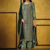 Firozi Rangoli Coding Sequence Work Salwar Suit