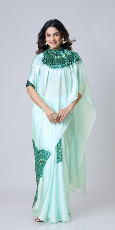 ST 1102B Sea Green Color Japan Satin Digital Print Work Saree Casual, Wedding, Festive, Events . Expected Delivery 4-6 Working Days @1849/- only | Sarees, Bollywood Sarees, Creative Sarees, Designer Sarees, Embroidered Sarees, Ethnic Saree, Modern Digital sarees, Party Wear Sarees