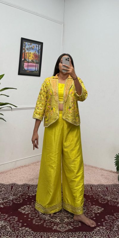 ST 1096 Light Yellow Color Chinon Embroidery Work With Moti Lace Salwar Suit Casual, Wedding, Festive, Events . Expected Delivery 4-6 Working Days @1999/- | Jump Suits, Salwar suit, Casual Suits, Creative suits, Designer Suits, Palazzo Suits, Party Wear Suits, Patiala Suits, Straight Suits