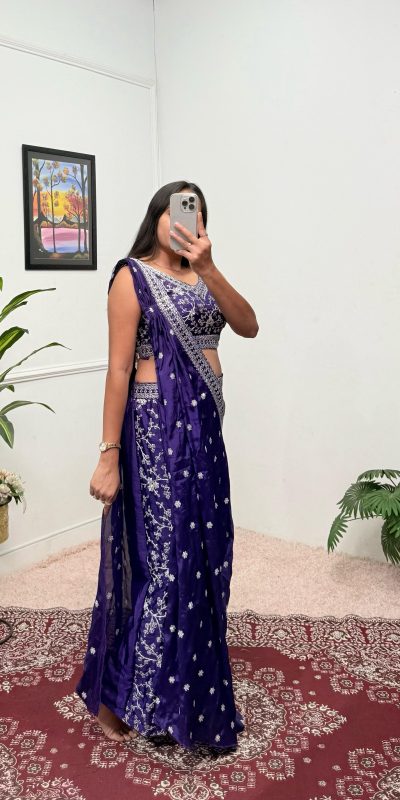 ST 1089 Purple Color Chinon Embroidery Work Salwar Suit Casual, Wedding, Festive, Events . Expected Delivery 4-6 Working Days @1999/- only | Jump Suits, Salwar suit, Casual Suits, Creative suits, Designer Suits, Palazzo Suits, Party Wear Suits, Patiala Suits, Straight Suits