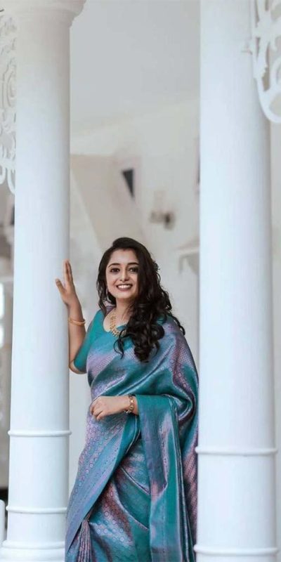 KP 5016 Blue Color Soft Litchi Silk jacquard Work On All Over Saree Casual, Wedding, Festive, Events . Expected Delivery 4-6 Working Days @1399/- only | Sarees, Bollywood Sarees, Creative Sarees, Designer Sarees, Embroidered Sarees, Ethnic Saree, Modern Digital sarees, Party Wear Sarees