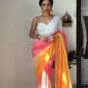 Multi  Soft Georgette Silk Ready To Wear Saree