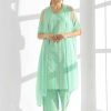 Sky Blue Cotton Print Salwar Suit