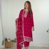 Pink Rangoli Silk Sequence Jari Work Salwar Suit