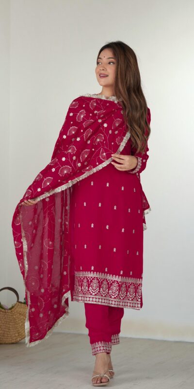 KB 276 pink Color Rangoli Silk Sequence Jari Work Salwar Suit Casual, Wedding, Party, Festive, Events Etc.4-6 Working Days@ 2049/-only | Jump Suits, Salwar suit, Casual Suits, Creative suits, Designer Suits, Palazzo Suits, Party Wear Suits, Patiala Suits, Straight Suits