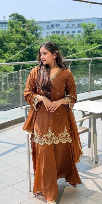 RTC 5852 Violet Color Chinon Silk Thread Sequence Work Salwar Suit Casual, Wedding, Festive, Events . Expected Delivery  4-6 Working Days @2099/- only      | Jump Suits, Salwar suit, Casual Suits, Creative suits, Designer Suits, Palazzo Suits, Party Wear Suits, Patiala Suits, Straight Suits
