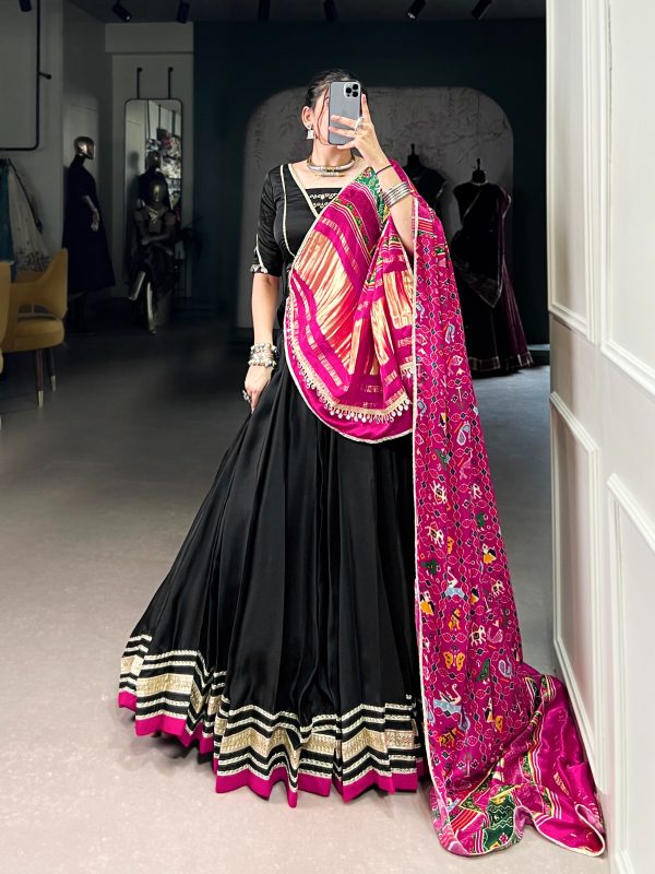 LNB 1657 Black Color Silk Georgette Original Mirror Lace Touch Up Lehenga Choli Wedding, Party, Festive, Events Etc. Delivery 4-6 Working Days Rs 4299 | Lehenga, Bollywood Lehenga, Creative Lehenga, Designer Lehenga, Embroidered Lehenga, Party Wear Lehenga