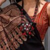 Black Rayon Printed Work Lehenga Choli