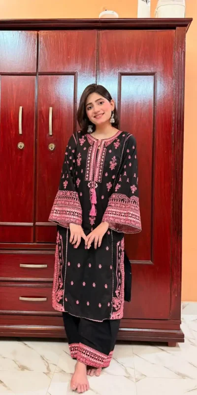 LG 1993 Black Color Roman Silk Embroidery Work Mirror Work Salwar Suit Casual, Wedding, Festive, Events . Expected Delivery 4-6 Working Days @2099/- only | Jump Suits, Salwar suit, Casual Suits, Creative suits, Designer Suits, Palazzo Suits, Party Wear Suits, Patiala Suits, Straight Suits