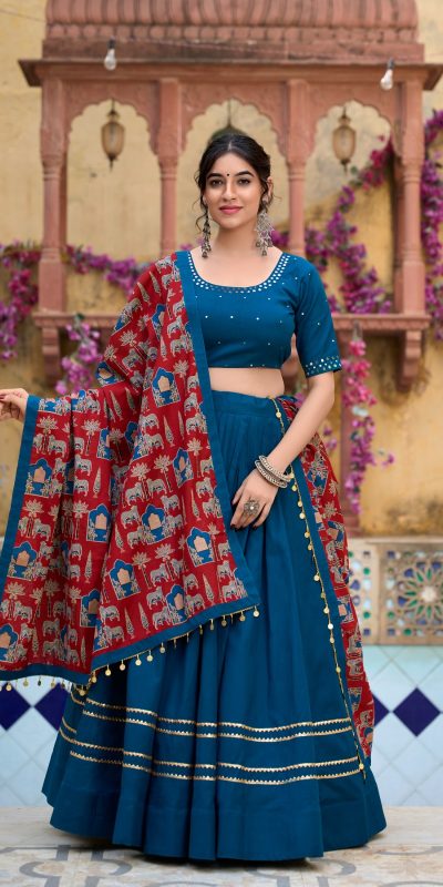 LNB 1697 Black Color Pure Cotton Plain With Gota Patti Touch Up Lehenga Choli Wedding, Party, Festive, Events Etc. Delivery 4-6 Working Days Rs 3499 | Lehenga, Bollywood Lehenga, Creative Lehenga, Designer Lehenga, Embroidered Lehenga, Party Wear Lehenga