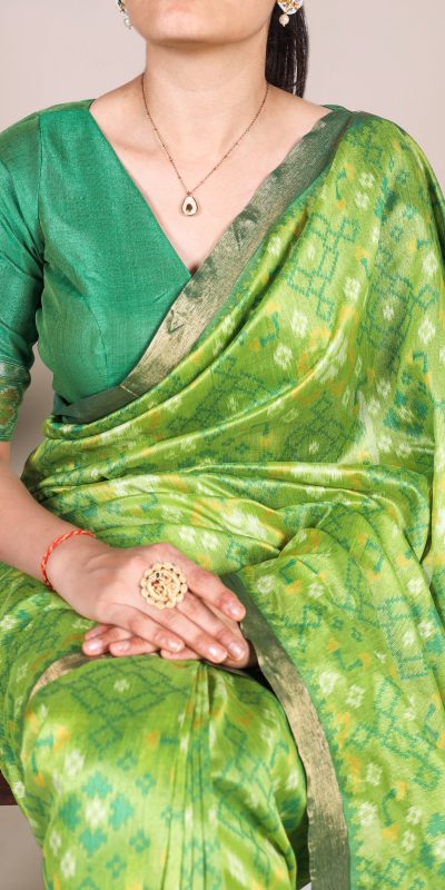 YNF 7416 Green Color Jacquard Silk Patola Print Zari Weaving Work Saree Casual, Wedding, Festive, Events . Expected Delivery 4-6 Working Days @2599/- only | Sarees, Bollywood Sarees, Creative Sarees, Designer Sarees, Embroidered Sarees, Ethnic Saree, Modern Digital sarees, Party Wear Sarees