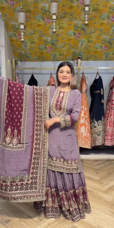 LG 1995 Lavender Color Chinon Digital Print Mirror Work Salwar Suit Casual, Wedding, Festive, Events . Expected Delivery 4-6 Working Days @1999/- only | Jump Suits, Salwar suit, Casual Suits, Creative suits, Designer Suits, Palazzo Suits, Party Wear Suits, Patiala Suits, Straight Suits