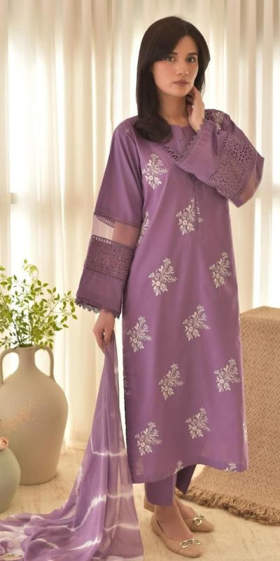 LG 1951 Lavender Color Roman Silk Embroidery Work Front Side Salwar Suit Casual, Wedding, Festive, Events . Expected Delivery  4-6 Working Days @1999/- only      | Jump Suits, Salwar suit, Casual Suits, Creative suits, Designer Suits, Palazzo Suits, Party Wear Suits, Patiala Suits, Straight Suits