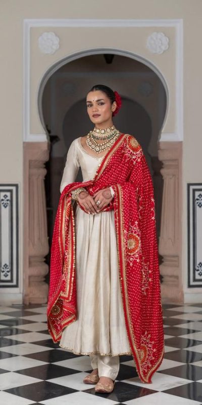 LG 1970 Off White Color Chinon Lace On Border Latkan Dori Salwar Suit Casual, Wedding, Festive, Events . Expected Delivery  4-6 Working Days @1999/- only      | Jump Suits, Salwar suit, Casual Suits, Creative suits, Designer Suits, Palazzo Suits, Party Wear Suits, Patiala Suits, Straight Suits