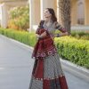 LG 641 Off White Color Printed Rayon Real Mirror Work Lehenga Choli Wedding, Party, Festive, Events Etc. Delivery 4-6 Working Days Rs 1999 | Lehenga, Bollywood Lehenga, Creative Lehenga, Designer Lehenga, Embroidered Lehenga, Party Wear Lehenga