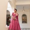LNB 1435 Pink Sequins Work & Embroidery Work Lehenga Choli in Gold Crush. Exclusive Offer ₹3399. Delivery 4-6 Working Days. Shop now. | Lehenga, Bollywood Lehenga, Creative Lehenga, Designer Lehenga, Embroidered Lehenga, Party Wear Lehenga