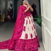 LNB 1229 Pink Color Tasar Silk Bandhej Print Lehenga Choli Wedding, Party, Festive, Events Etc. Delivery 4-6 Working Days Rs 2249 | Lehenga, Bollywood Lehenga, Creative Lehenga, Designer Lehenga, Embroidered Lehenga, Party Wear Lehenga