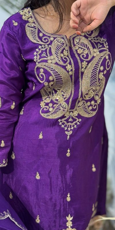 BE 352 Purple Color Chinon Cording Sequence Embroidery Work Salwar Suit Casual, Wedding, Festive, Events . Expected Delivery  4-6 Working Days @1699/- only      | Jump Suits, Salwar suit, Casual Suits, Creative suits, Designer Suits, Palazzo Suits, Party Wear Suits, Patiala Suits, Straight Suits