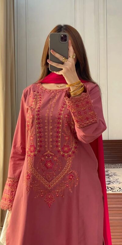 BE 381 Red Color Roman Silk Dupatta with Lace Work Embroidery Work. Festive Deal ₹1849. Delivery 4-6 Working Days. Shop now. | Jump Suits, Tops & Bottoms, Track Suits, Salwar suit, Casual Suits, Creative suits, Designer Suits, Palazzo Suits, Party Wear Suits, Patiala Suits, Straight Suits, Trendy Wear