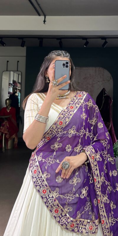 LNB 1665 White Color Pure Rayon Zari Weaving Work With Lace Touch Up Lehenga Choli Wedding, Party, Festive, Events Etc. Delivery 4-6 Working Days Rs 3399 | Lehenga, Bollywood Lehenga, Creative Lehenga, Designer Lehenga, Embroidered Lehenga, Party Wear Lehenga