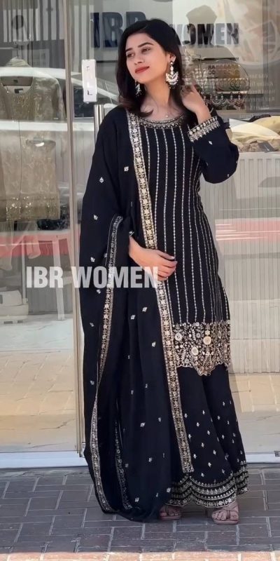 DC 105 Black Color Fox Georgette with Embroidery Work Salwar Suit . Now at just ₹1949. Delivery 4-6 Working Days. Shop now. | Jump Suits, Tops & Bottoms, Track Suits, Salwar suit, Casual Suits, Creative suits, Designer Suits, Palazzo Suits, Party Wear Suits, Patiala Suits, Straight Suits, Trendy Wear