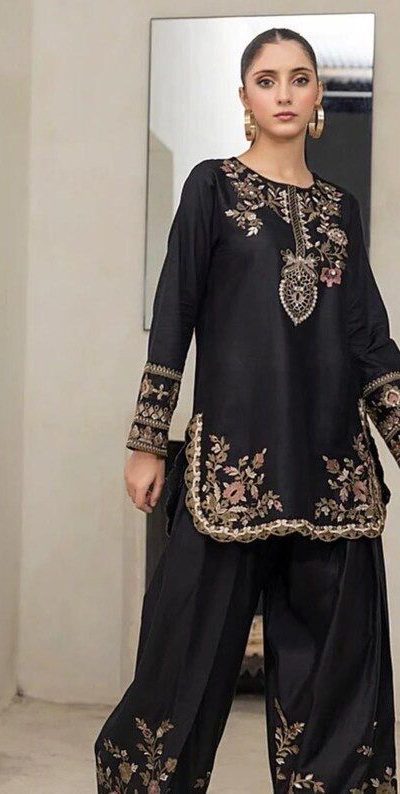 DC 107 Black Havy Natural Crep Salwar Suit Perfect for Wedding, Party, Cultural Events, Family Gatherings, Ethnic Day – . Affordable Price ₹1849. Deli | Jump Suits, Salwar suit, Casual Suits, Creative suits, Designer Suits, Palazzo Suits, Party Wear Suits, Patiala Suits, Straight Suits