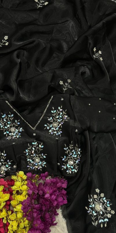 AC JIYA Black Soft Jimmy Chuu with Lace Border & Lace Work Saree . Available at ₹3049 only. Delivery 4-6 Working Days. Shop now. | Sarees, Bollywood Sarees, Creative Sarees, Designer Sarees, Embroidered Sarees, Ethnic Saree, Modern Digital sarees, Party Wear Sarees