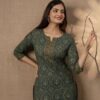 INLI Blush 2.0 Bottle Green Cotton Printed Designer Work Kurti in Wedding, Party, Festive, Events, Special Price ₹1269. Delivery 4-6 Working Days. Shop now. | Kurti, Bollywood Kurti, Creative Kurtis, Designer Kurti, Party Wear Kurti, Selfie Kurti