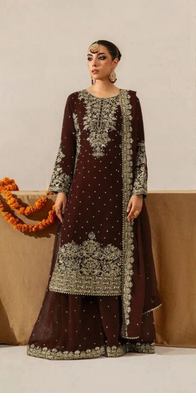 RTC 5901 Brown Faux Georgette Salwar Suit Perfect for Wedding, Party, Raksha Bandhan, Eid, Pooja –. Introductory Price ₹2449. Delivery 4-6 Working Days. | Jump Suits, Salwar suit, Casual Suits, Creative suits, Designer Suits, Palazzo Suits, Party Wear Suits, Patiala Suits, Straight Suits
