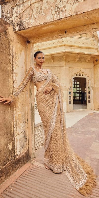 DF 3466 Cream Butterfly Net With Embroidery Work & Sequins Work Saree . Introductory Price ₹1799. Delivery 4-6 Working Days. Shop now. | Sarees, Bollywood Sarees, Creative Sarees, Designer Sarees, Embroidered Sarees, Ethnic Saree, Modern Digital sarees, Party Wear Sarees
