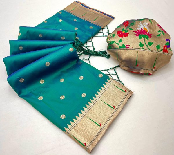 MB 150 Firozi A Pethani silk Saree Perfect for Wedding, Party, Baisakhi, Reception, Traditional Day – . Affordable Price ₹2549. Delivery 4-6 Working | Sarees, Bollywood Sarees, Creative Sarees, Designer Sarees, Embroidered Sarees, Ethnic Saree, Modern Digital sarees, Party Wear Sarees
