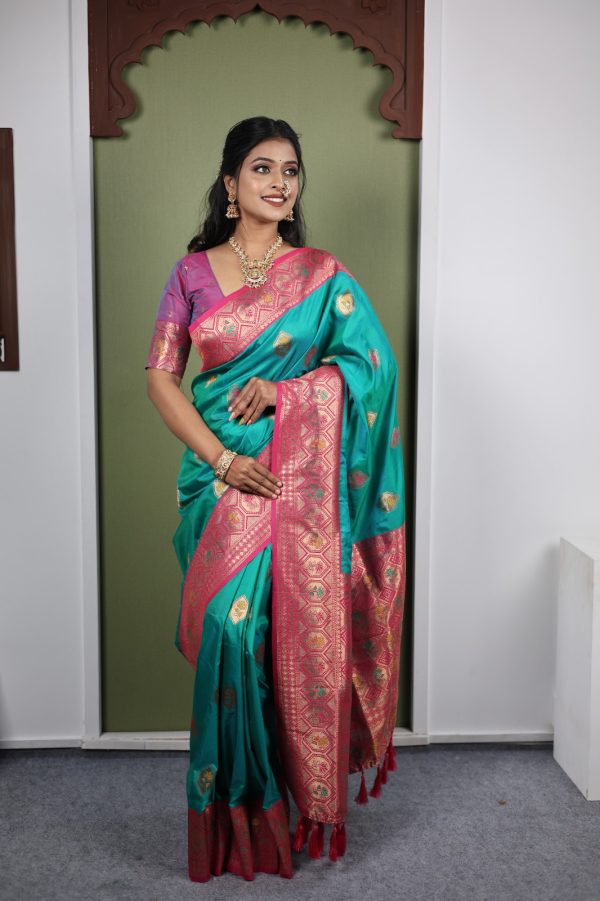 MB 22 Firozi Soft Paithani silk Saree Perfect for Wedding, Party, Sangeet, Haldi, Housewarming – . Best Price ₹2449. Delivery 4-6 Working Days. Shop no | Sarees, Bollywood Sarees, Creative Sarees, Designer Sarees, Embroidered Sarees, Ethnic Saree, Modern Digital sarees, Party Wear Sarees